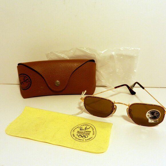 Ray - Ban B&L  NOS Accessories - B&L Ray-Ban Classy W2184 XUAS ADGE BrownTortoise G-15 Lenses NOS Sunglasses 3566